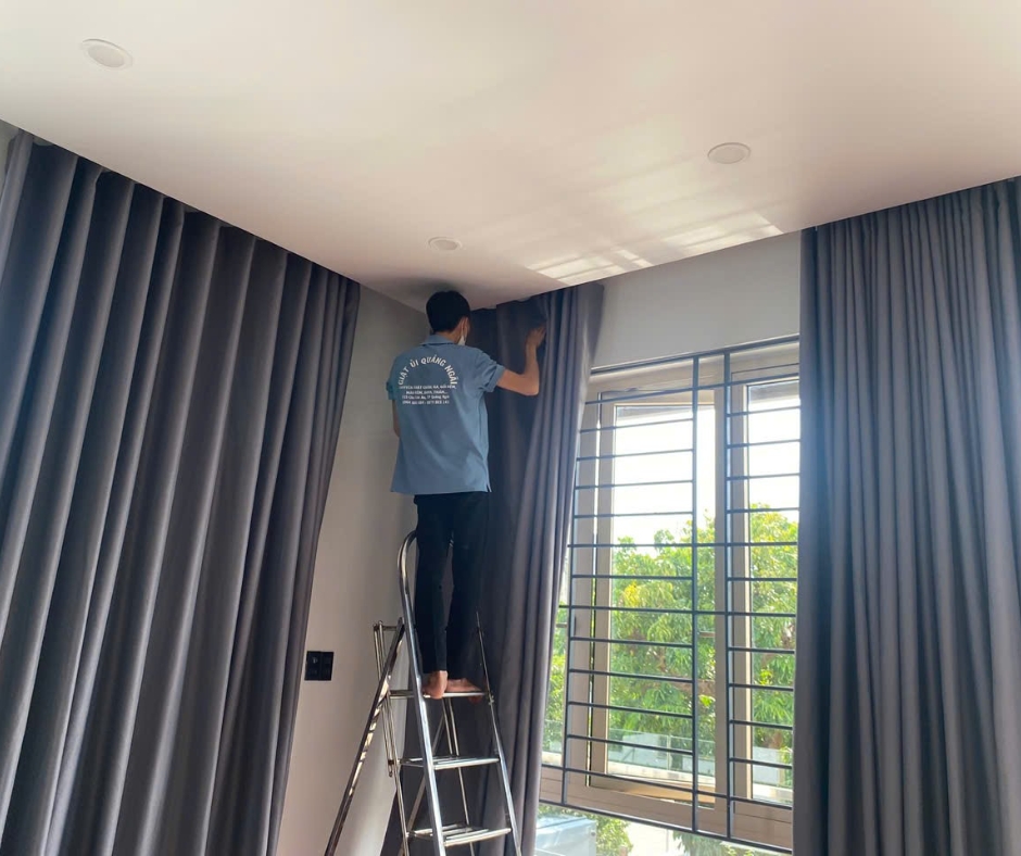 Dịch vụ giặt rèm màn cửa tại Quảng Ngãi