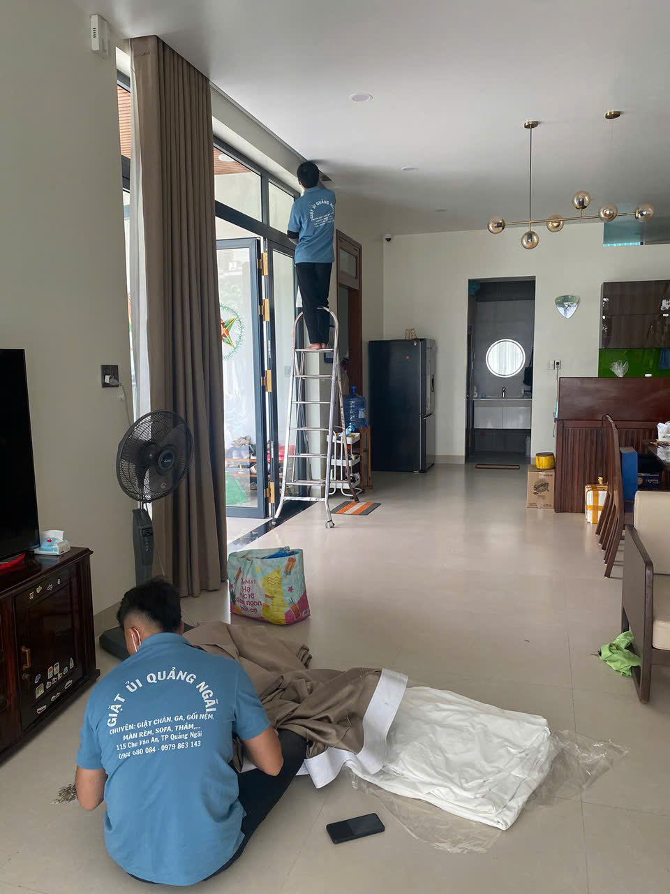 giặt rèm cửa tại quảng ngãi